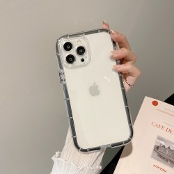 Iphone 15 Pro Max-Arrière silicone bord noir
