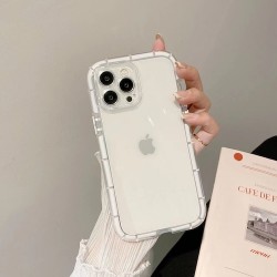 Iphone 15 Pro-Arrière silicone bord blanc