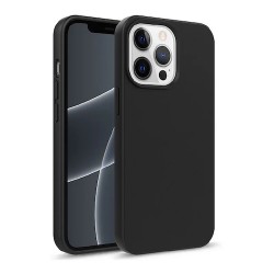 Iphone 16 Pro Max- Coque silicone noir