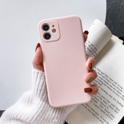 IPhone 16 Pro Max- Coque silicone-caméra-Rose