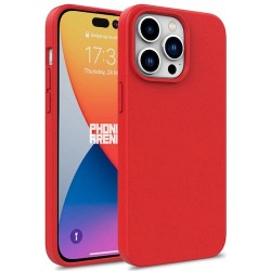 Iphone 16 Pro - Coque silicone rouge