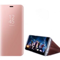 Iphone 12-12 Pro-Coque arrière style LV-Fleures et étoile-marron